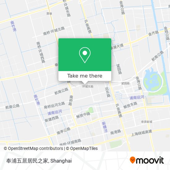奉浦五居居民之家 map