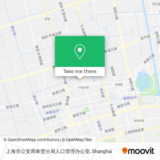 上海市公安局奉贤分局人口管理办公室 map