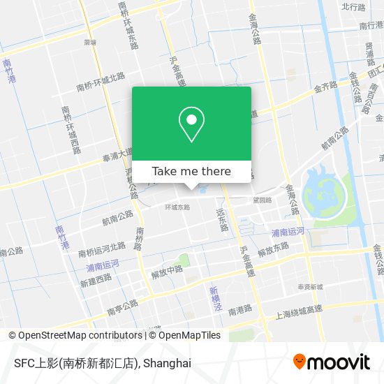 SFC上影(南桥新都汇店) map