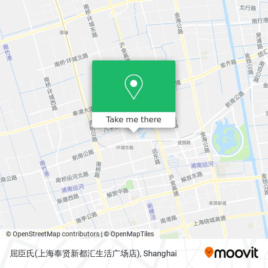 屈臣氏(上海奉贤新都汇生活广场店) map