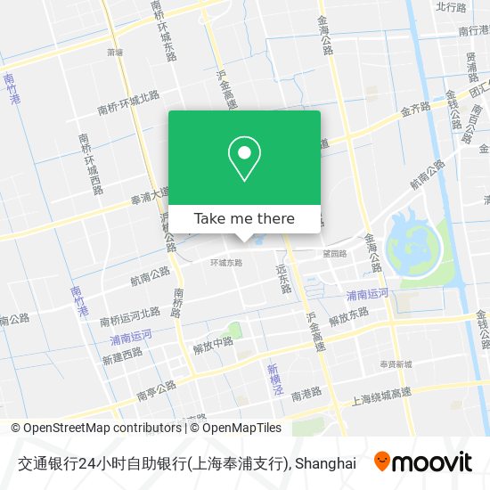 交通银行24小时自助银行(上海奉浦支行) map
