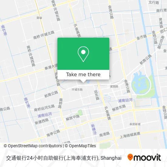 交通银行24小时自助银行(上海奉浦支行) map