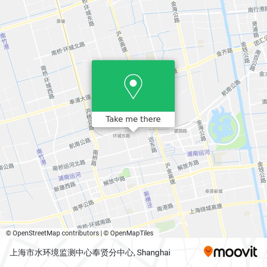 上海市水环境监测中心奉贤分中心 map