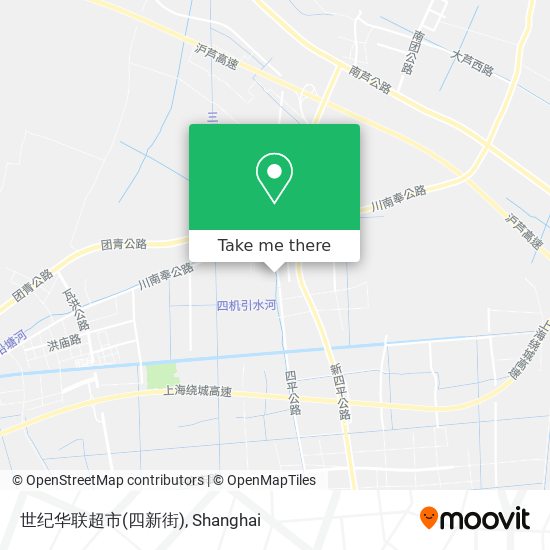 世纪华联超市(四新街) map