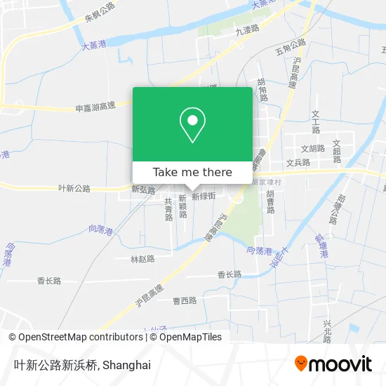 叶新公路新浜桥 map