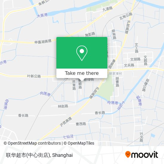 联华超市(中心街店) map