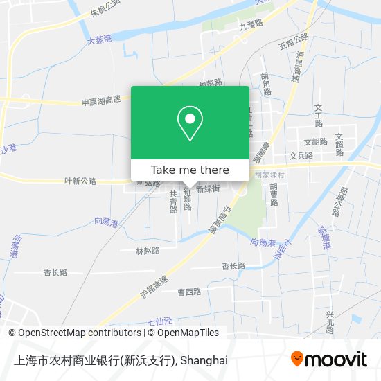 上海市农村商业银行(新浜支行) map