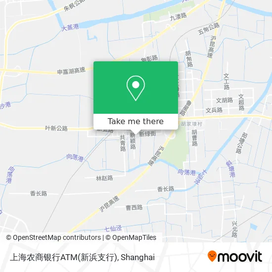上海农商银行ATM(新浜支行) map