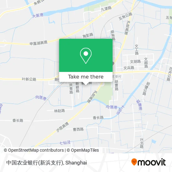 中国农业银行(新浜支行) map