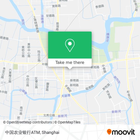 中国农业银行ATM map