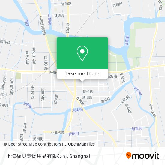 上海福贝宠物用品有限公司 map