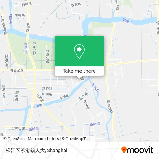 松江区泖港镇人大 map