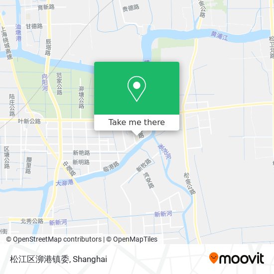松江区泖港镇委 map