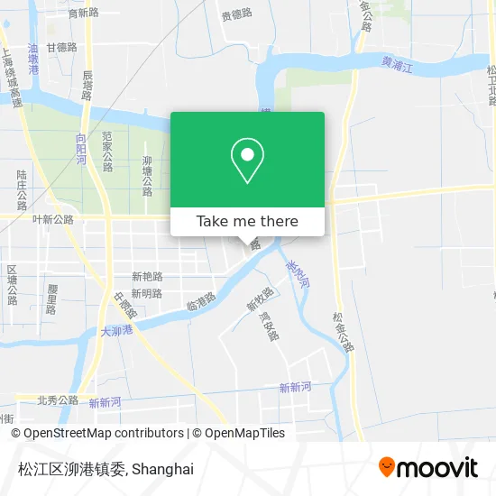 松江区泖港镇委 map
