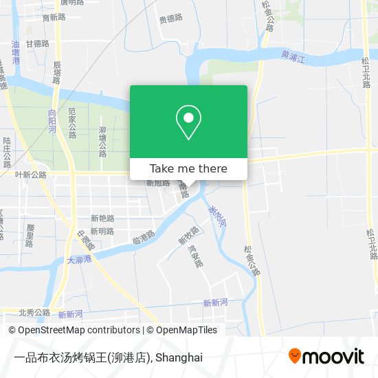 一品布衣汤烤锅王(泖港店) map