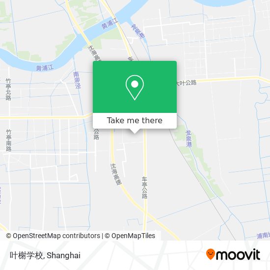 叶榭学校 map