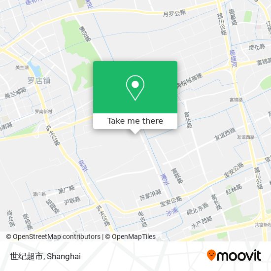 世纪超市 map