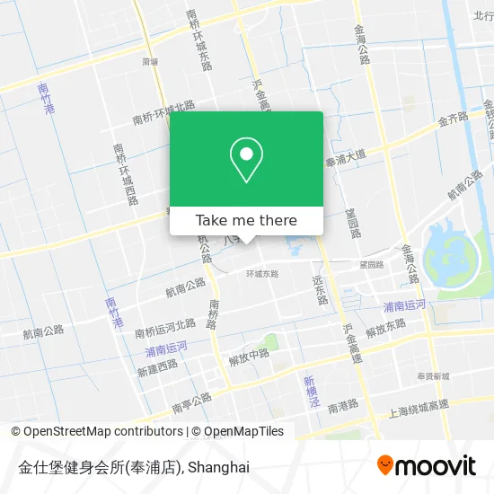 金仕堡健身会所(奉浦店) map