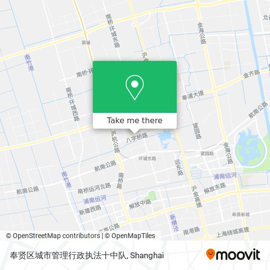 奉贤区城市管理行政执法十中队 map