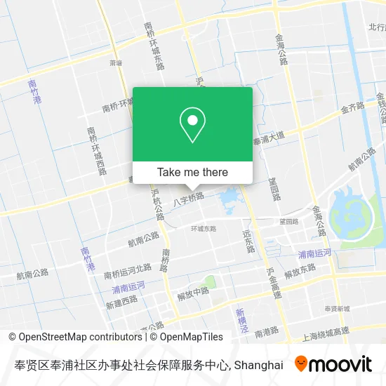 奉贤区奉浦社区办事处社会保障服务中心 map
