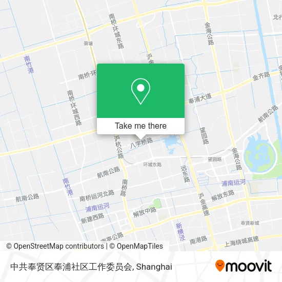 中共奉贤区奉浦社区工作委员会 map