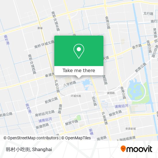 韩村小吃街 map