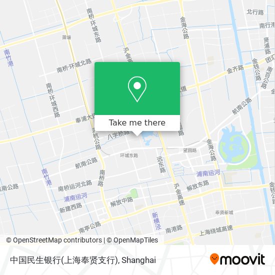 中国民生银行(上海奉贤支行) map