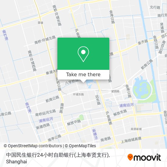 中国民生银行24小时自助银行(上海奉贤支行) map