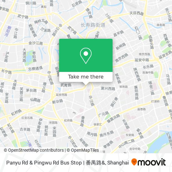 Panyu Rd & Pingwu Rd Bus Stop | 番禺路& map