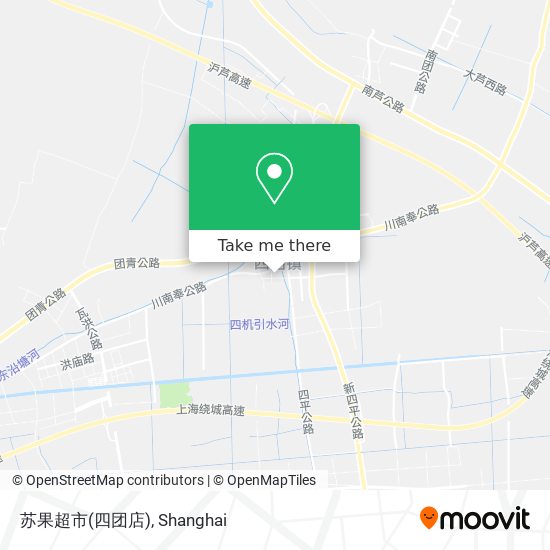 苏果超市(四团店) map
