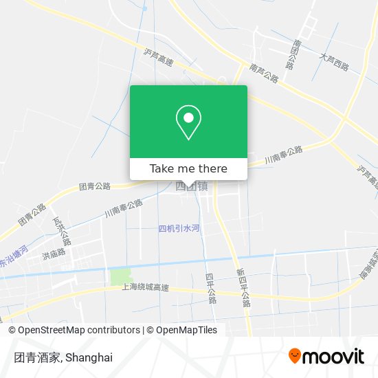 团青酒家 map