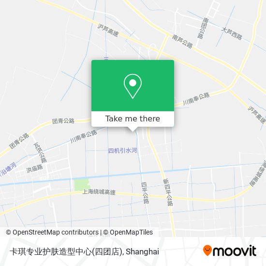 卡琪专业护肤造型中心(四团店) map