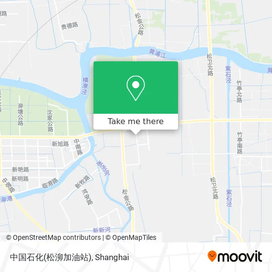 中国石化(松泖加油站) map