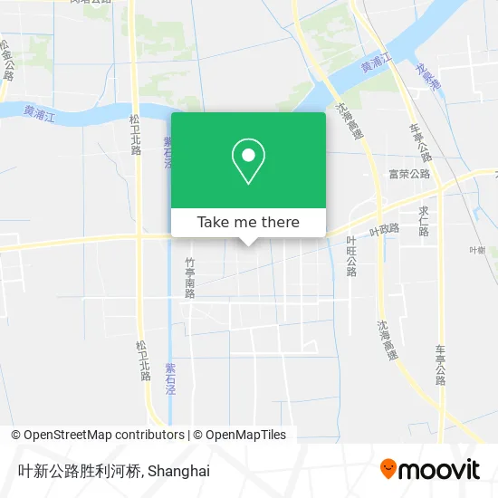 叶新公路胜利河桥 map