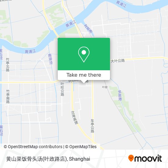 黄山菜饭骨头汤(叶政路店) map