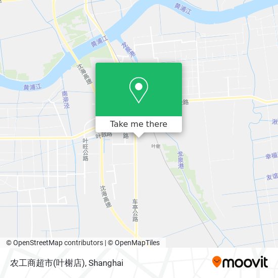 农工商超市(叶榭店) map