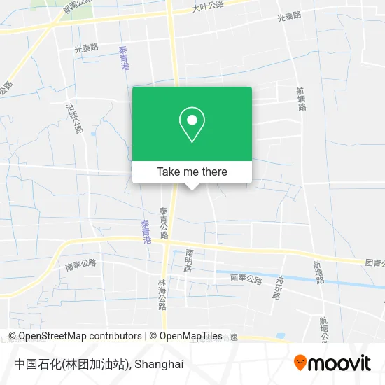 中国石化(林团加油站) map