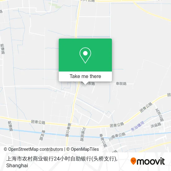 上海市农村商业银行24小时自助银行(头桥支行) map
