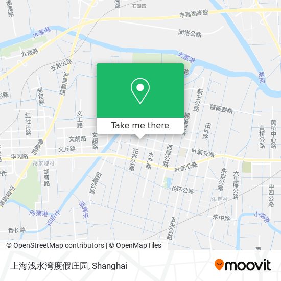 上海浅水湾度假庄园 map
