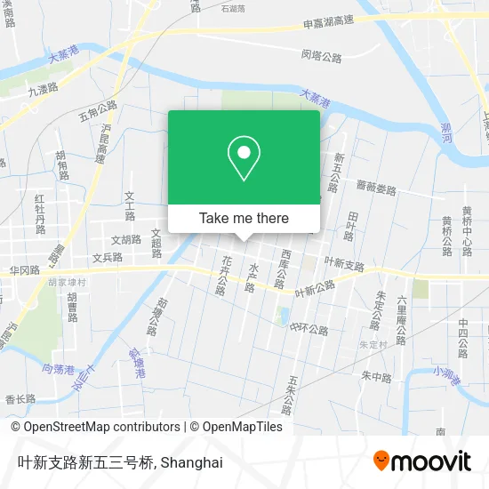 叶新支路新五三号桥 map