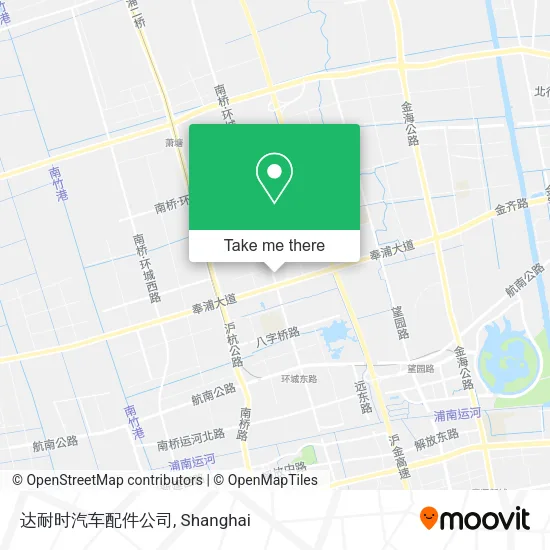 达耐时汽车配件公司 map