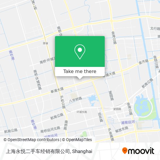 上海永悦二手车经销有限公司 map