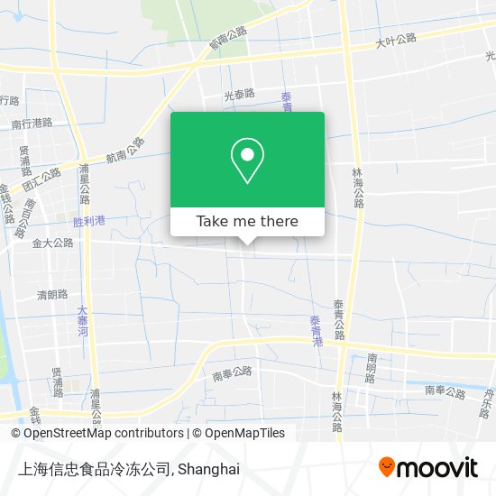 上海信忠食品冷冻公司 map