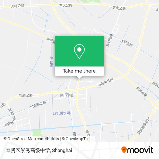 奉贤区景秀高级中学 map