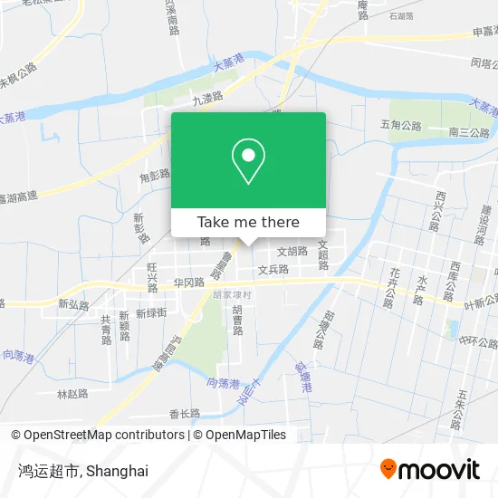 鸿运超市 map