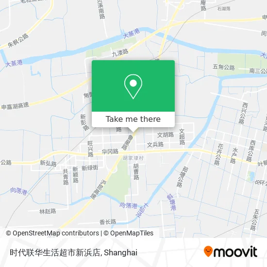 时代联华生活超市新浜店 map