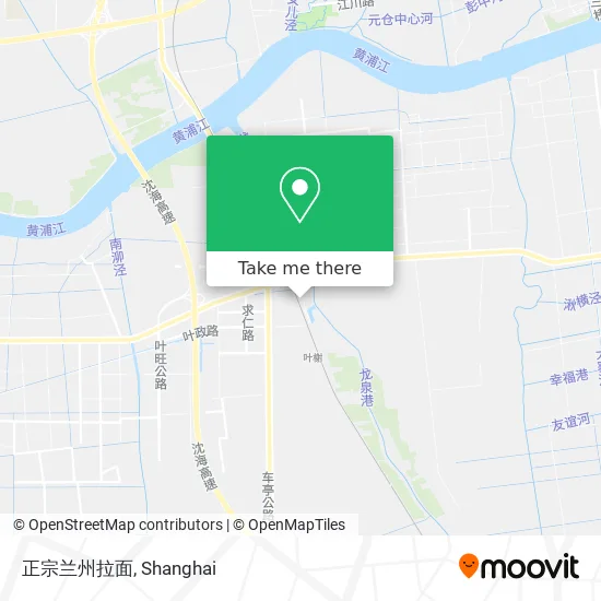 正宗兰州拉面 map
