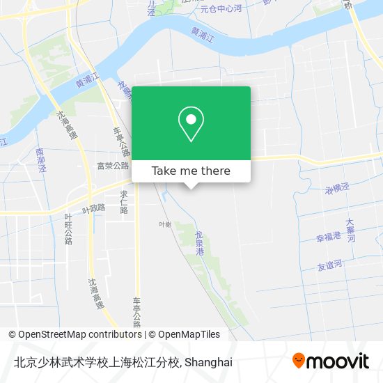 北京少林武术学校上海松江分校 map