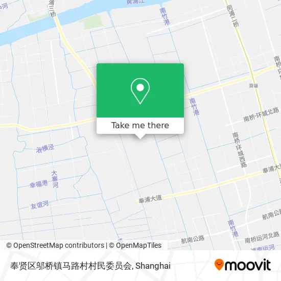 奉贤区邬桥镇马路村村民委员会 map