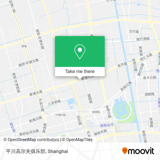平川高尔夫俱乐部 map